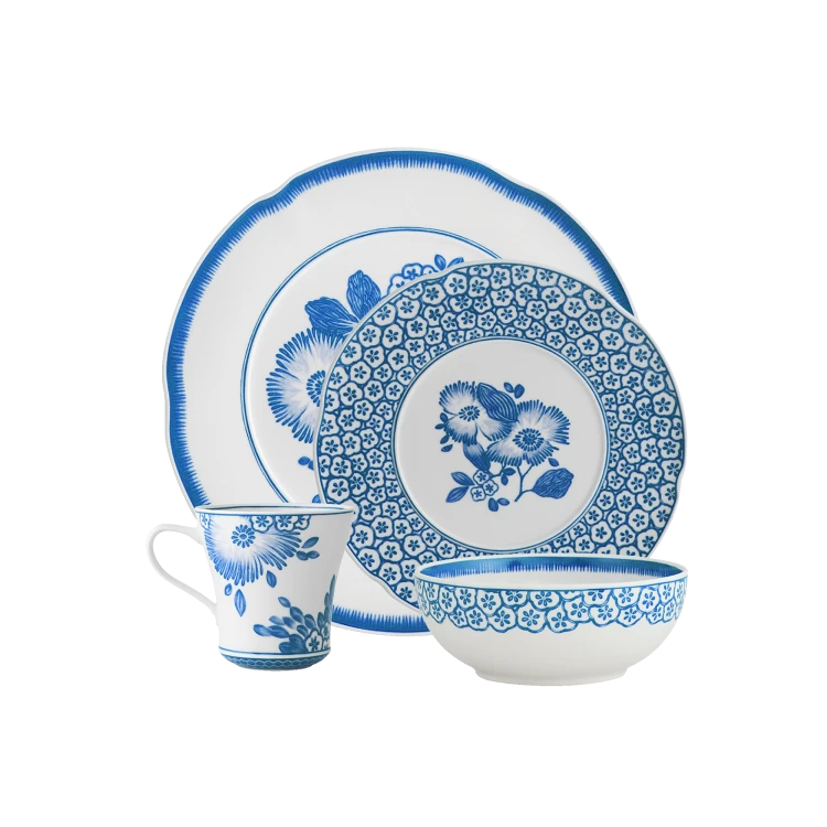Coralina Blue – Dinner Set
