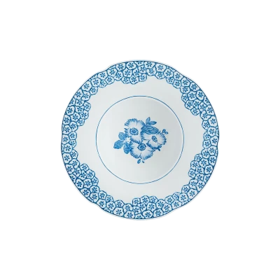 Coralina Blue - Soup Plate - Gessato Design Store