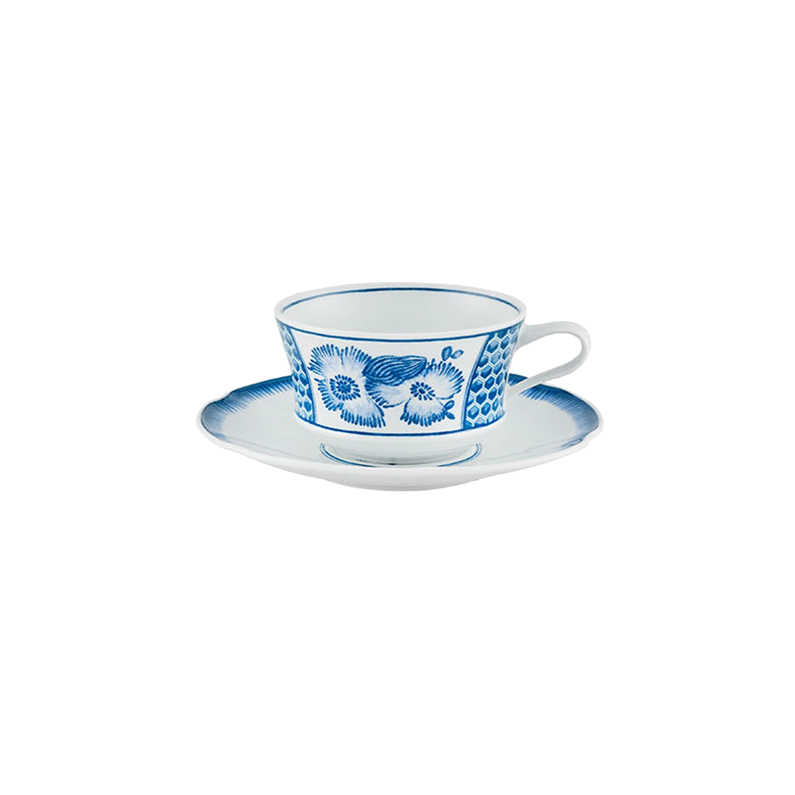 Coralina Blue - Tea Cup & Saucer - Gessato Design Store