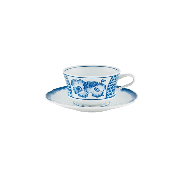 Coralina Blue – Tea Cup & Saucer