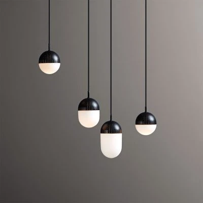 Dot Pendant Small Black - Gessato Design Store