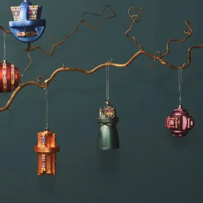 Holyhedrics Fractal Christmas Tree Ornament - Gessato Design Store