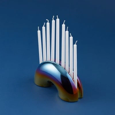 Nosh Menorah, Sunrise Sunset - Gessato Design Store