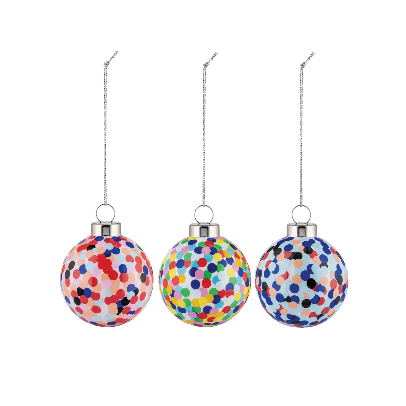 Proust Set of 3 Christmas Baubles - Gessato Design Store
