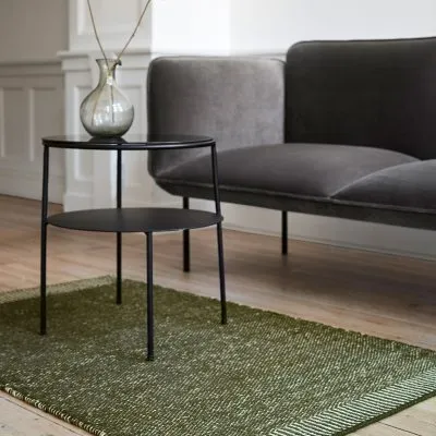 Rombo Rug 90x140 Moss Green - Gessato Design Store