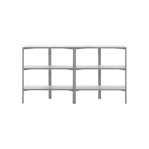 Run Shelf, Aluminum - Gessato Design Store