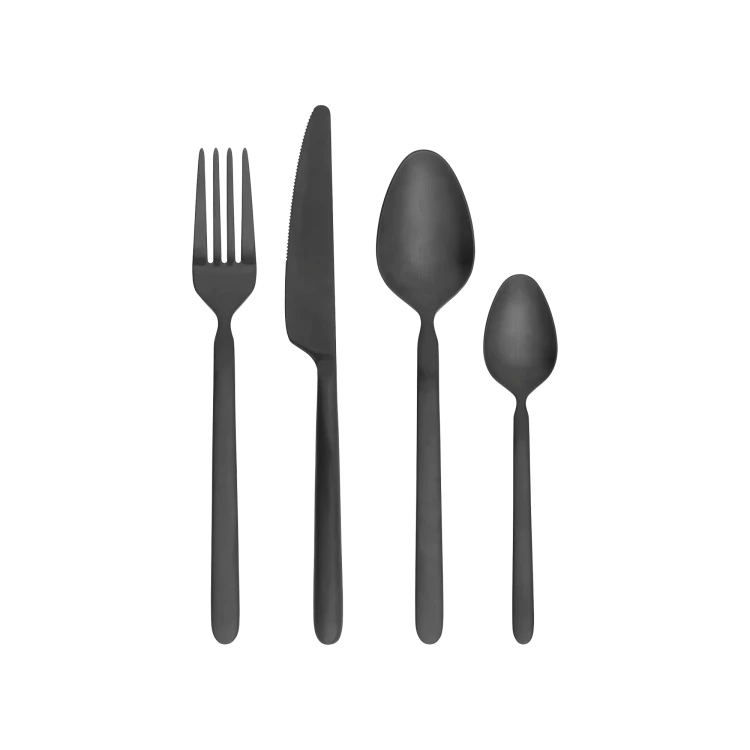 Stella Flatware Set, PVD coated - 16 piece - Gessato Design Store