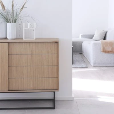Virka Sideboard High Oak - Gessato Design Store