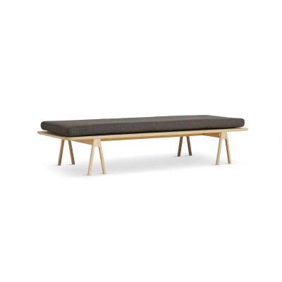 Level Daybed Dark Brown Bouclé/Oak - Gessato Design Store