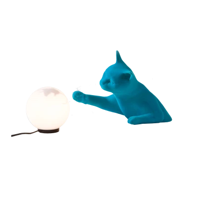 Karman Maoo - Table Lamp, Blue - Gessato Design Store