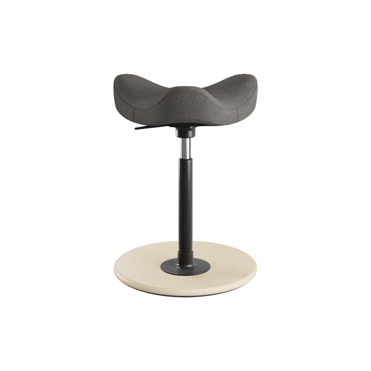 Move™ Sit-Stand Stool – Natural / Gray