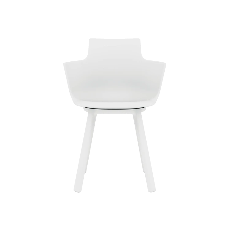 Social® Turn Chair – White, Set of 2