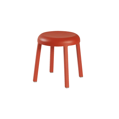 Za Mini Stool Coral Orange - Gessato Design Store