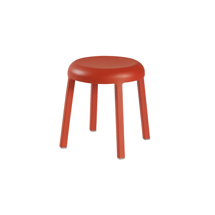 Za Mini Stool Coral Orange