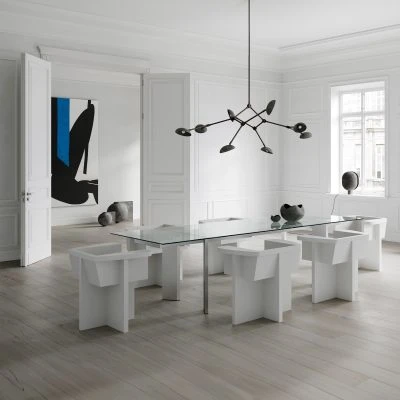 Brutus Dining Chair - White - Gessato Design Store