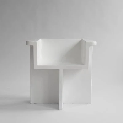 Brutus Dining Chair - White - Gessato Design Store