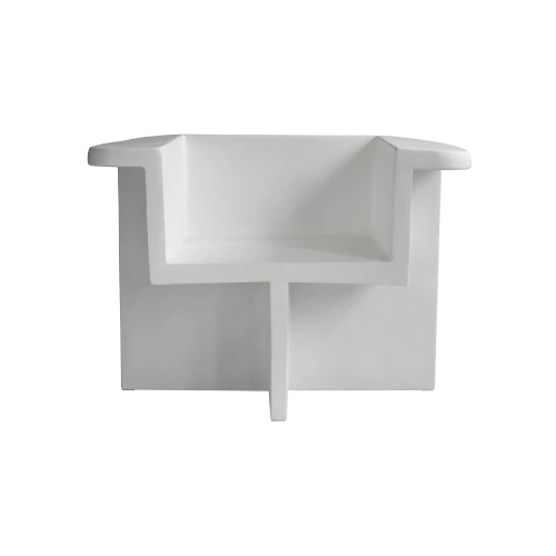 Brutus Lounge Chair - White - Gessato Design Store