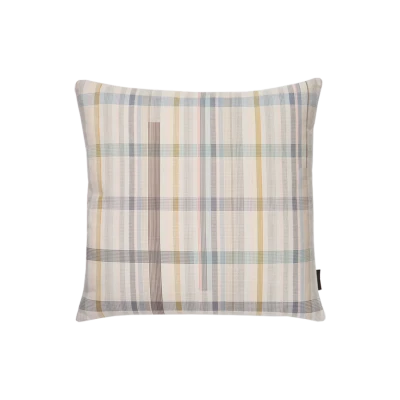 Darning Sampler Plaid Pillow by Scholten & Baijings - Gessato Design Store