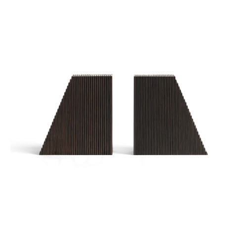 Grooves Bookends - Gessato Design Store