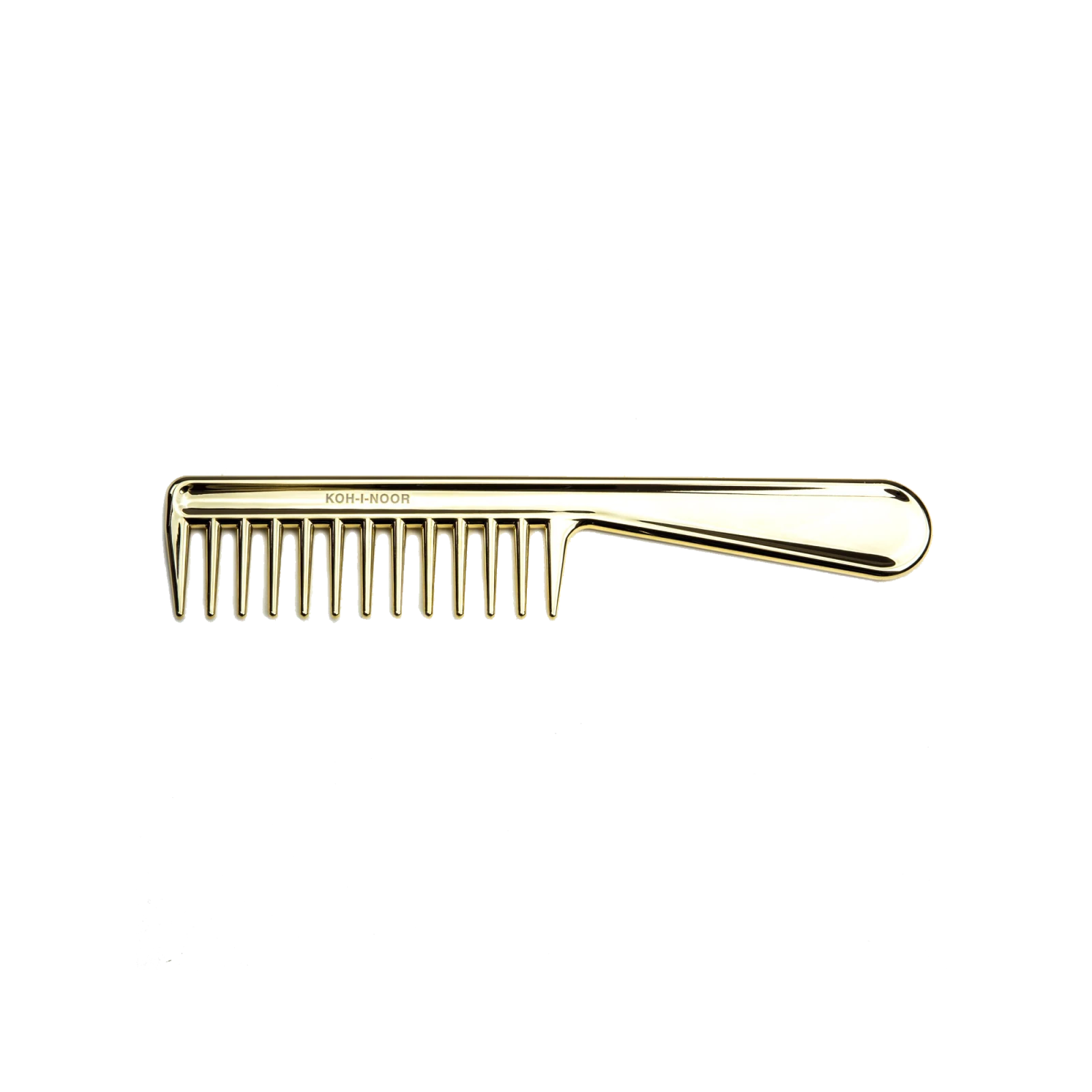 Metalli Extra Wide Tooth Comb With Handle - Gessato Design Store