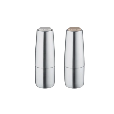 Salpi Stainless Steel Salt and Pepper Mills - Gessato Design Store