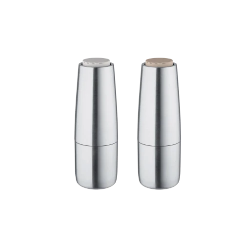 Salpi Stainless Steel Salt and Pepper Mills - Gessato Design Store