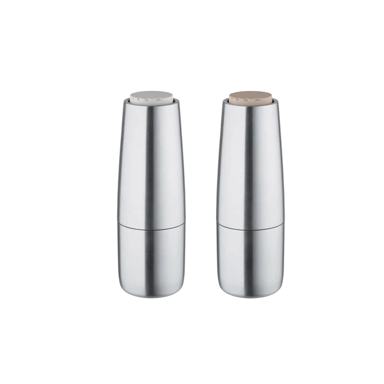 Salpi Stainless Steel Salt and Pepper Mills - Gessato Design Store