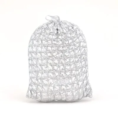 Fall+Winter - SUBU Bumpy Silver Slippers - Gessato Design Store