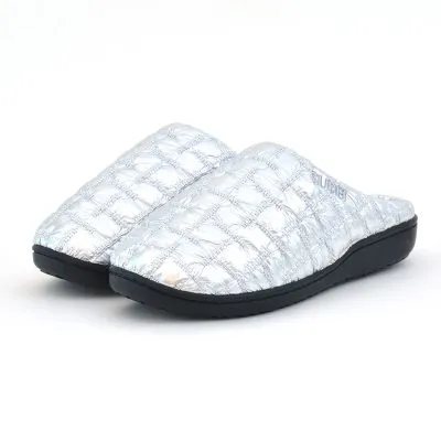 Fall+Winter - SUBU Bumpy Silver Slippers - Gessato Design Store