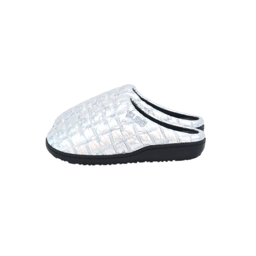 Fall+Winter - SUBU Bumpy Silver Slippers - Gessato Design Store