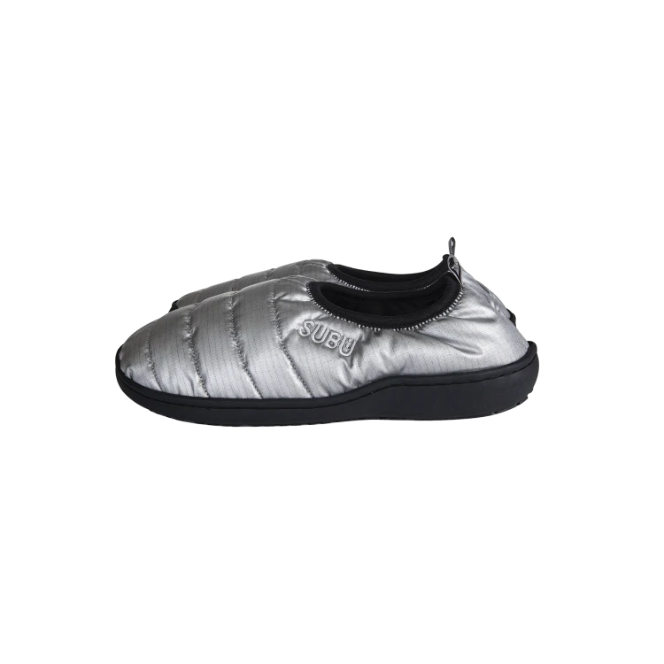 Packable - SUBU Foil Silver Slippers - Gessato Design Store