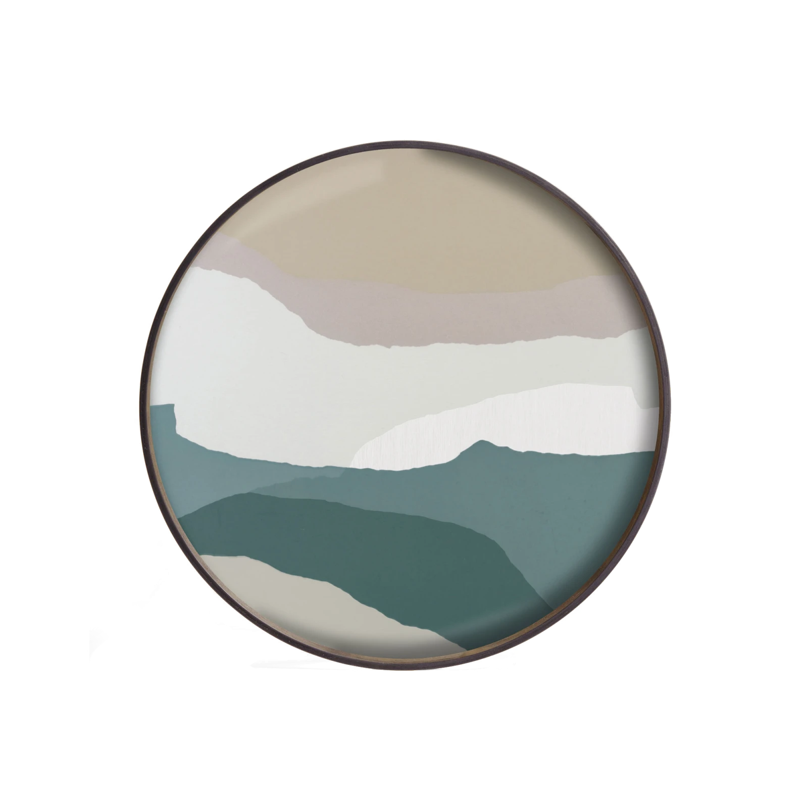 Wabi Sabi Glass Tray, Round - Gessato Design Store