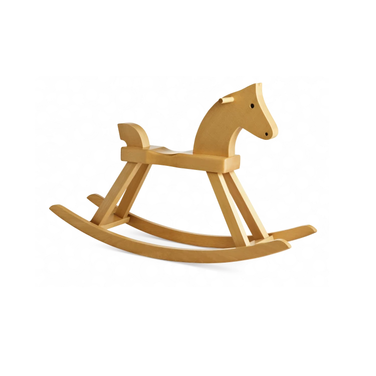 Kay Bojesen Wood Rocking Horse - Gessato Design Store