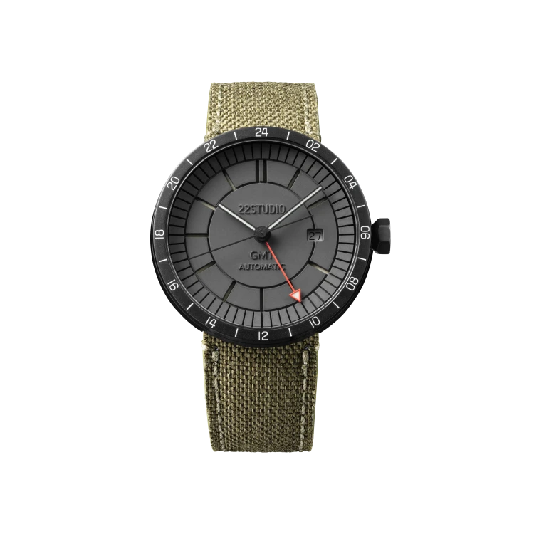 Concrete Sector Watch 43mm GMT Automatic, Field Edition - Gessato Design Store