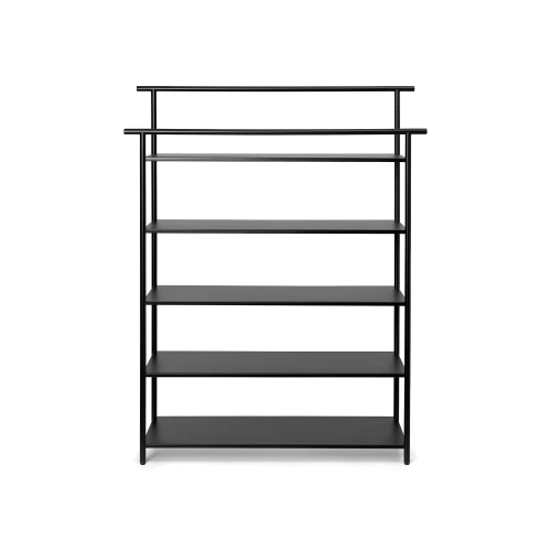 Dora Black Metal Shoe Rack - Gessato Design Store