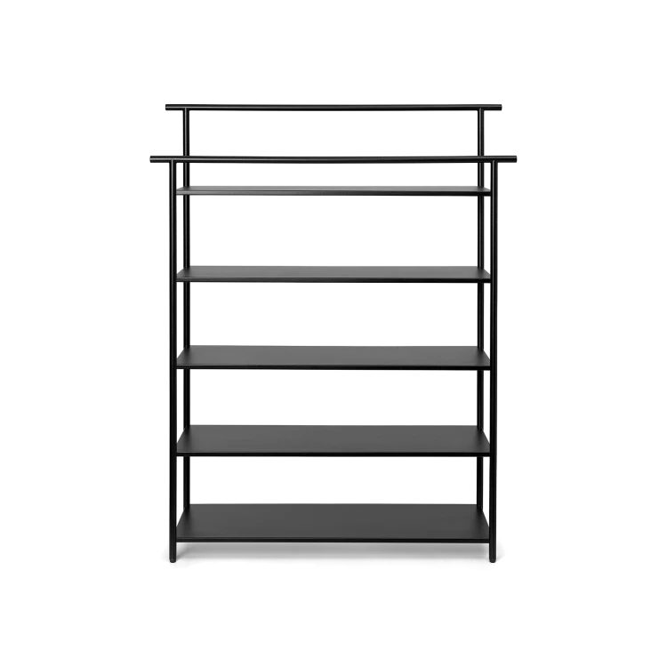 Dora Black Metal Shoe Rack
