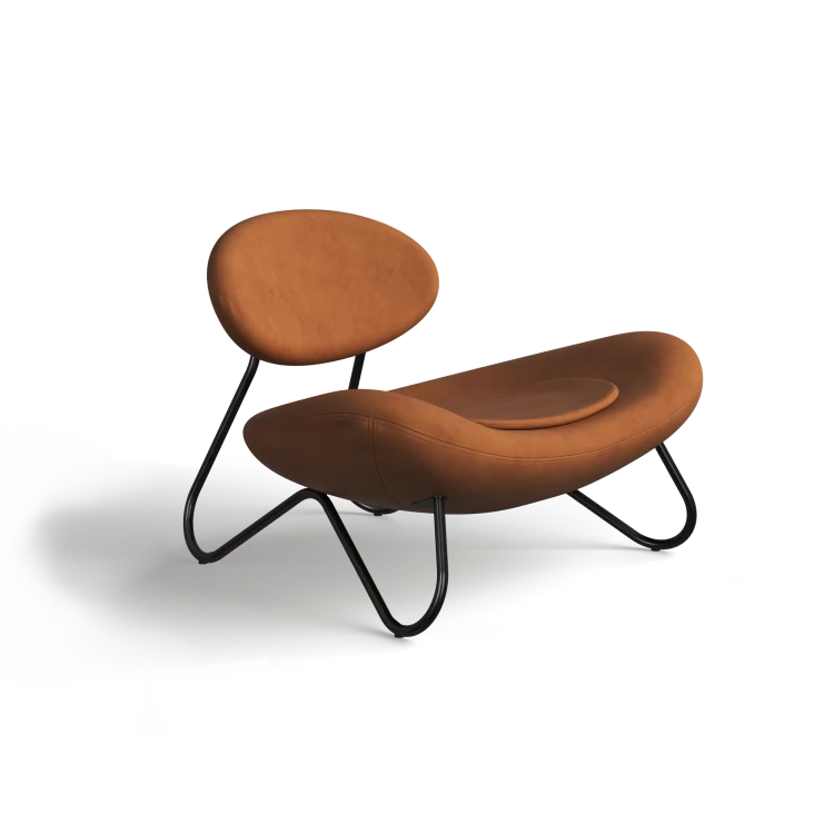 Meadow Lounge Chair – Cognac Leather