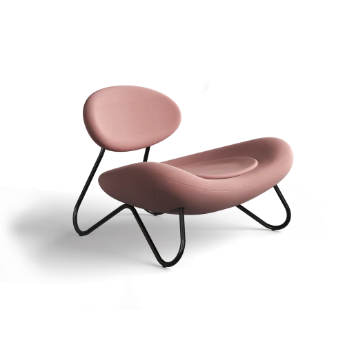 Meadow Lounge Chair - Dusty Rose - Gessato Design Store