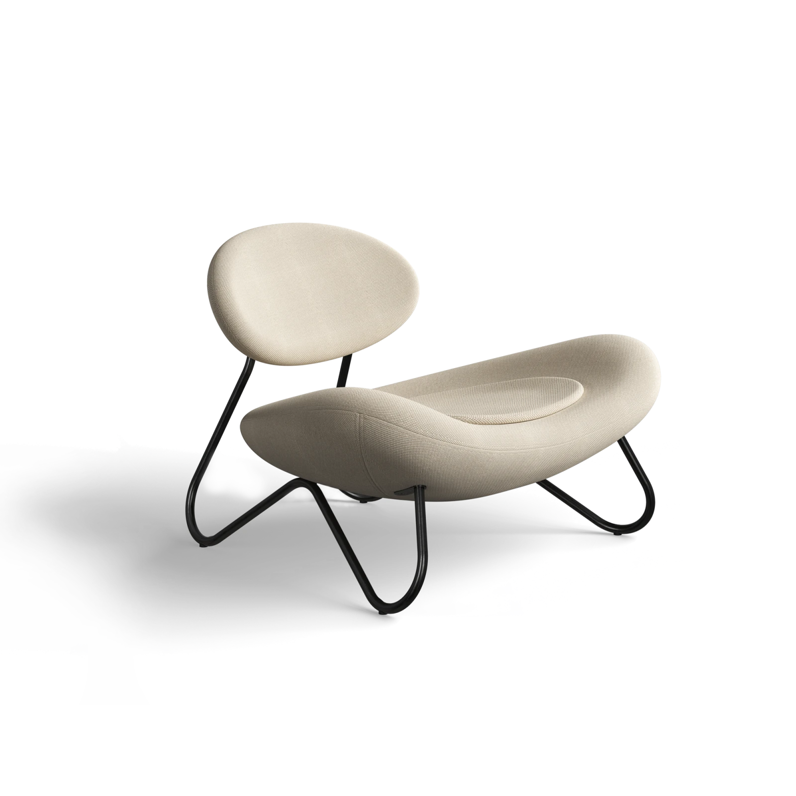 Meadow Lounge Chair - Off White/Grey - Gessato Design Store