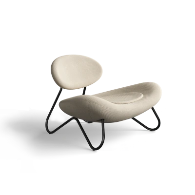 Meadow Lounge Chair - Off White/Grey - Gessato Design Store