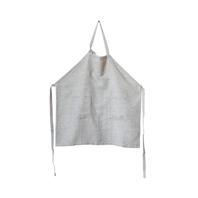 Moku Linen Apron, Charcoal - Gessato Design Store