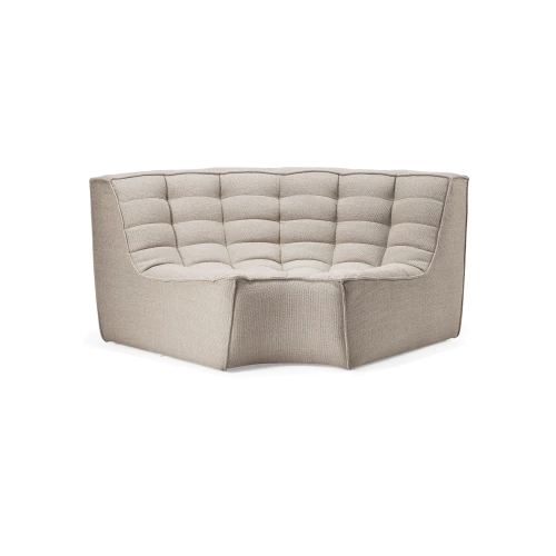 N701 - Round Corner Sofa Module - Gessato Design Store