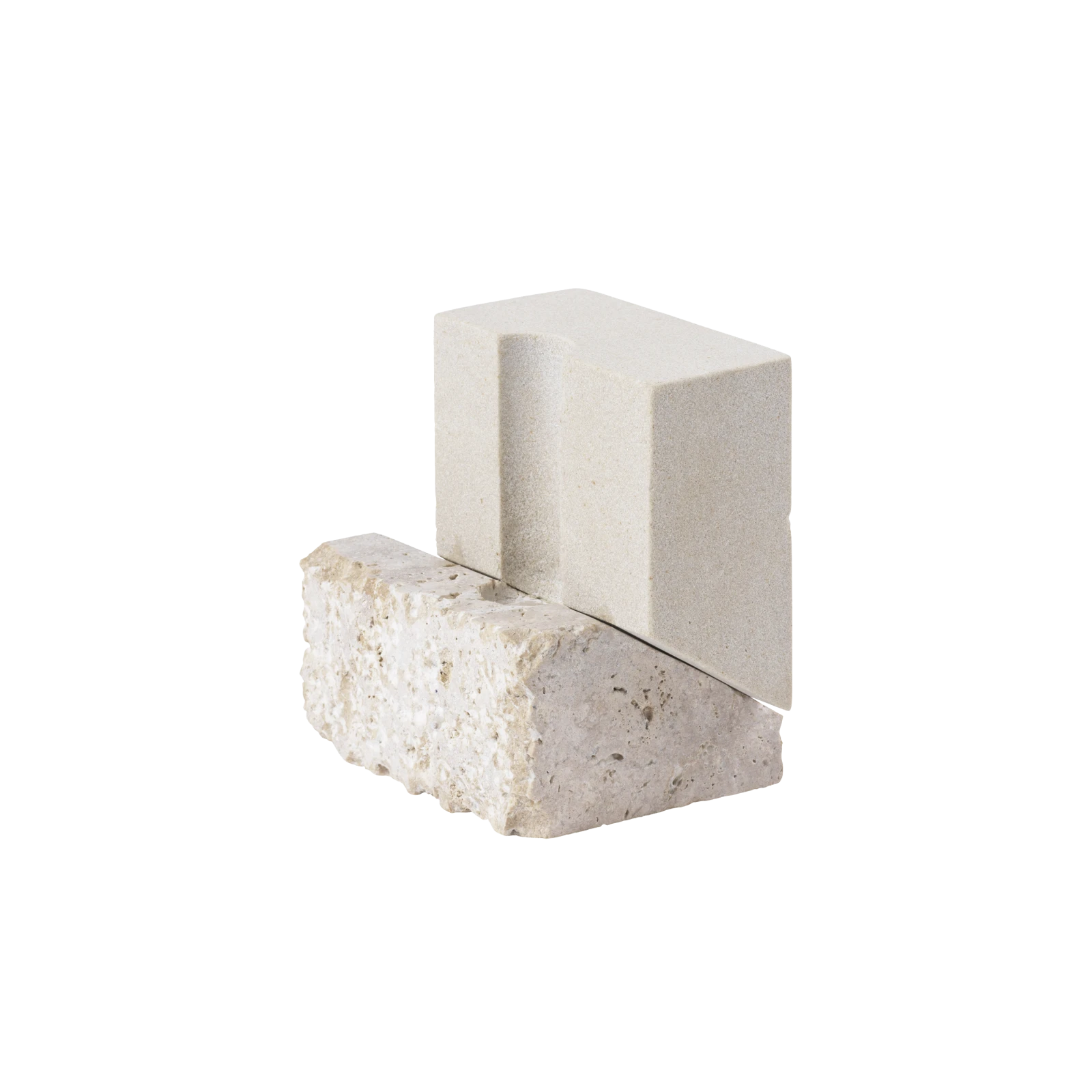 Offset Stone Candle Holder - Vol 2 - Gessato Design Store