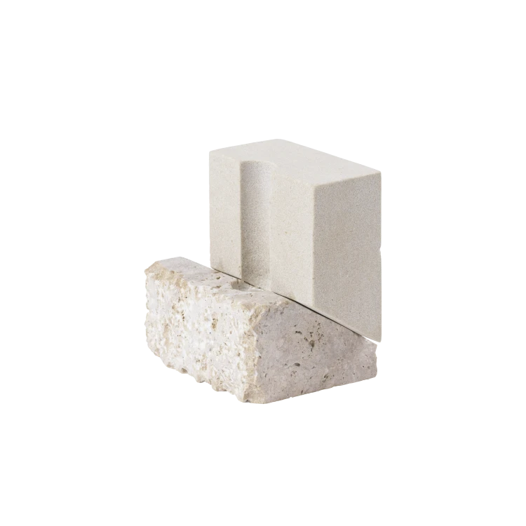 Offset Stone Candle Holder - Vol 2 - Gessato Design Store