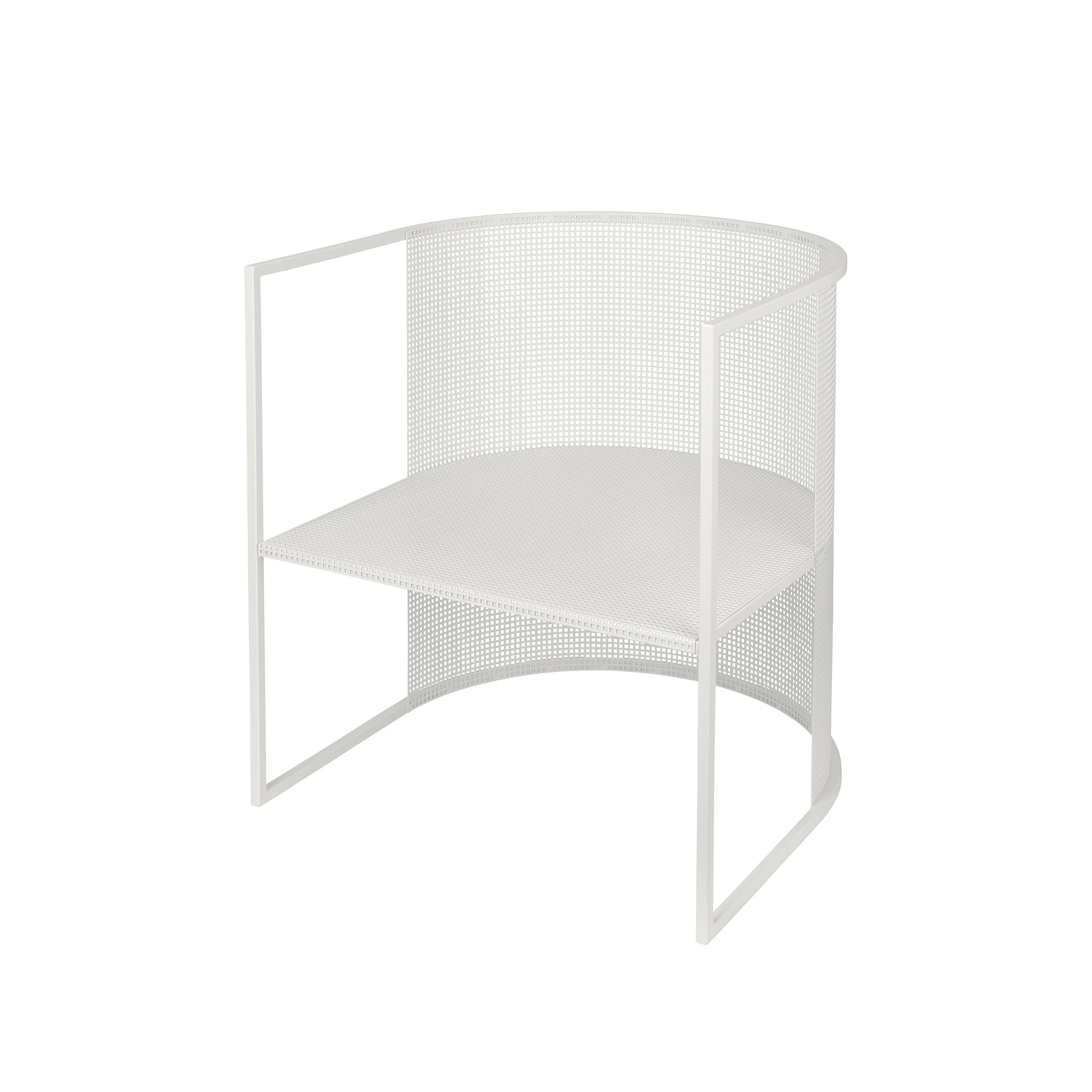  White, Without seating cushion