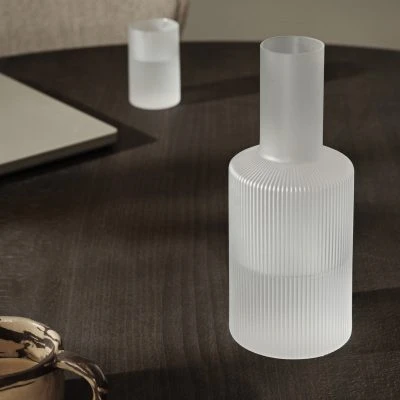 Ripple Frosted Carafe - Gessato Design Store
