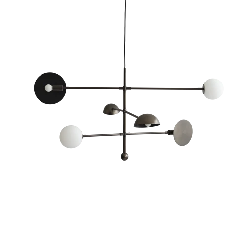 Sahn Chandelier - Bronze, UL - Gessato Design Store