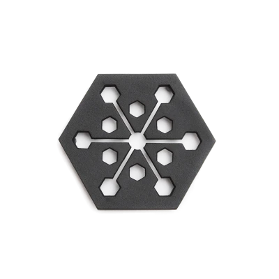Cast Iron Trivet - Hexagon - Gessato Design Store