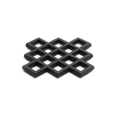 Cast Iron Trivet - Lattice, 8" - Gessato Design Store