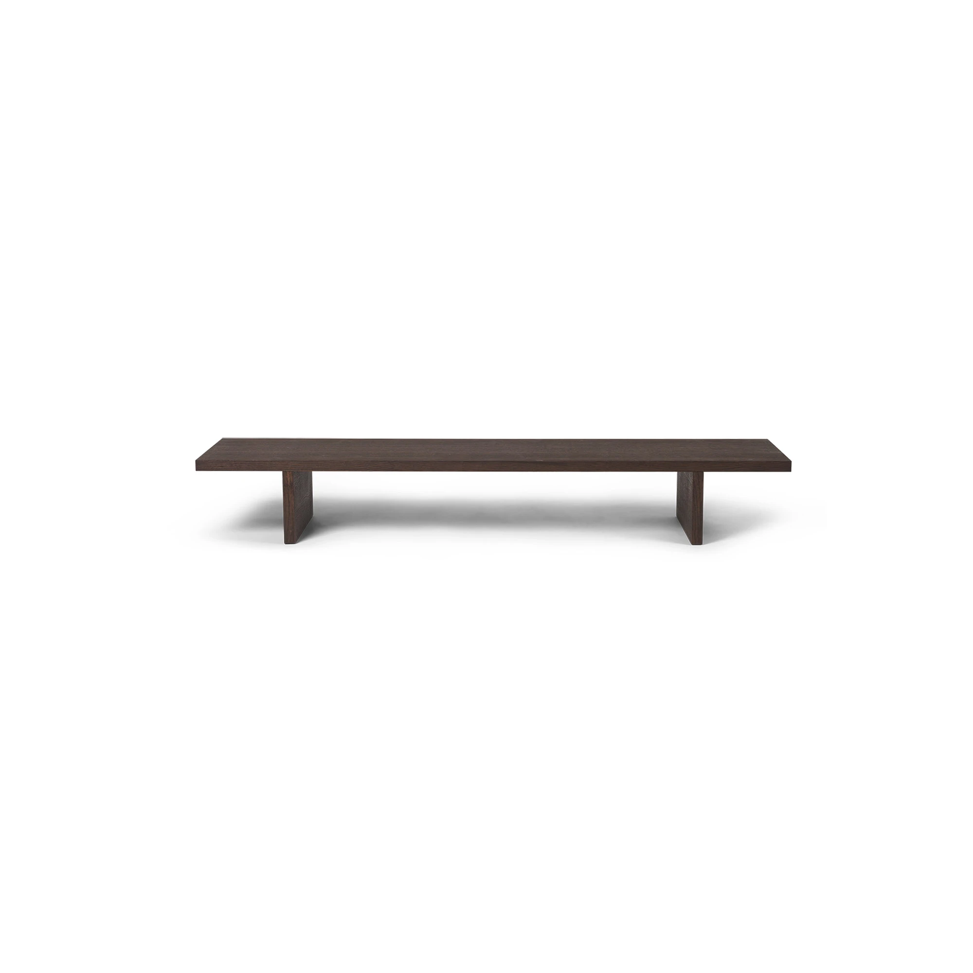 Dark stained oak